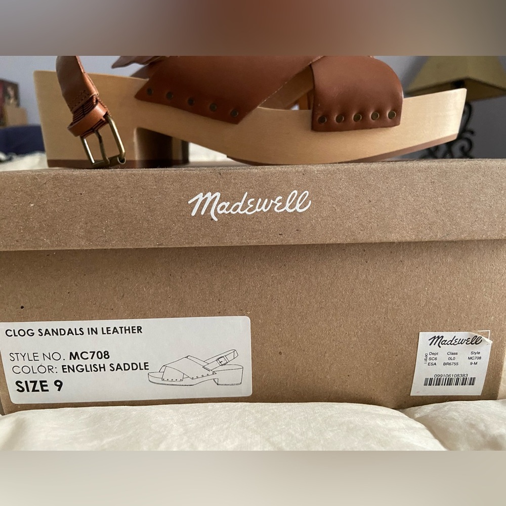 Madewell leather Clog Sandals - Picture 2 of 5